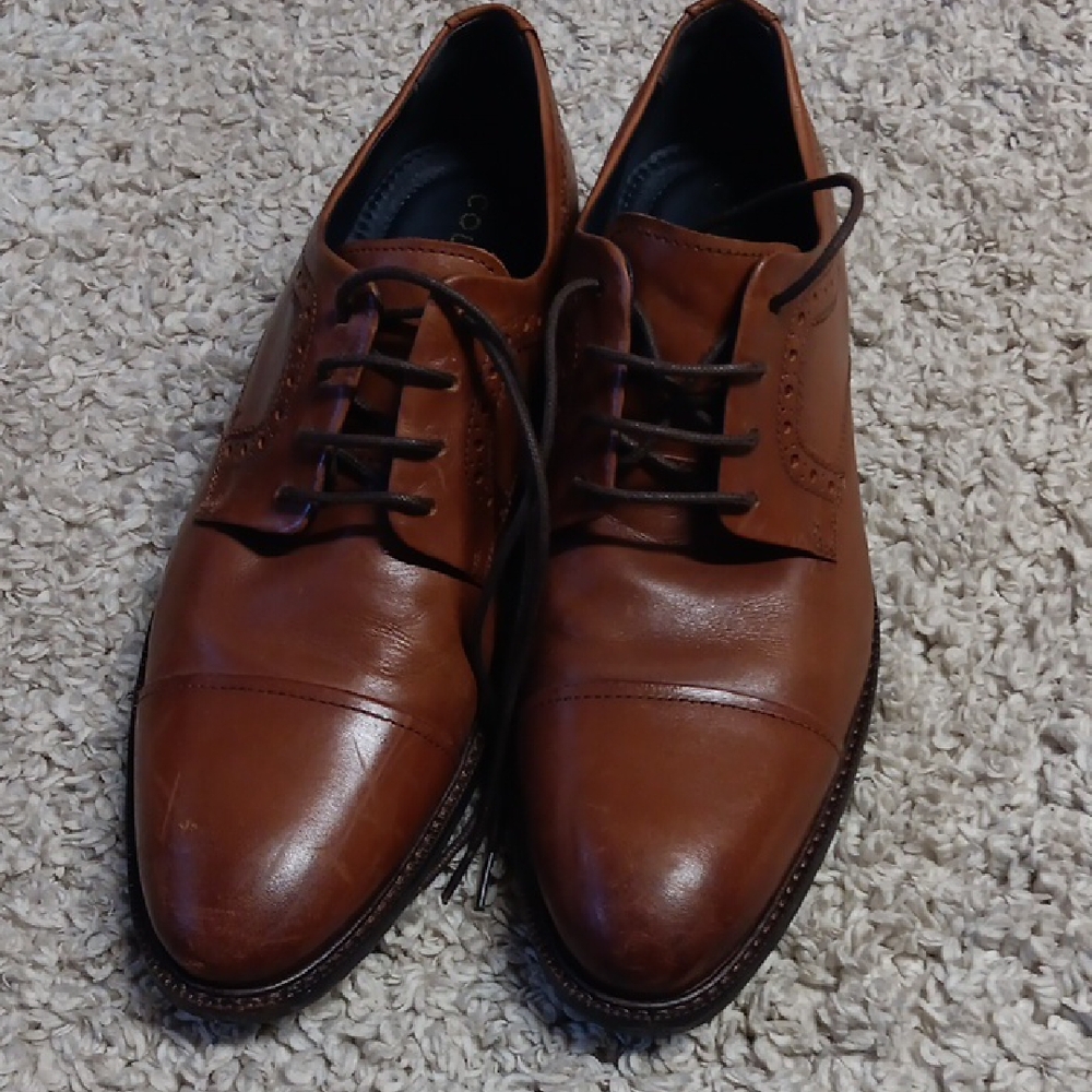 Sophisticated Brown Leather Oxford Shoes